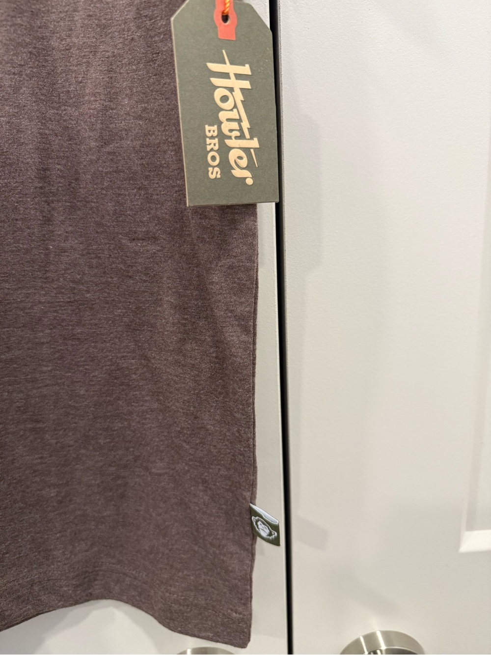 Howler Brothers Brown Short-Sleeve Tee with Orange Armadillo Graphic - Picture 4 of 6